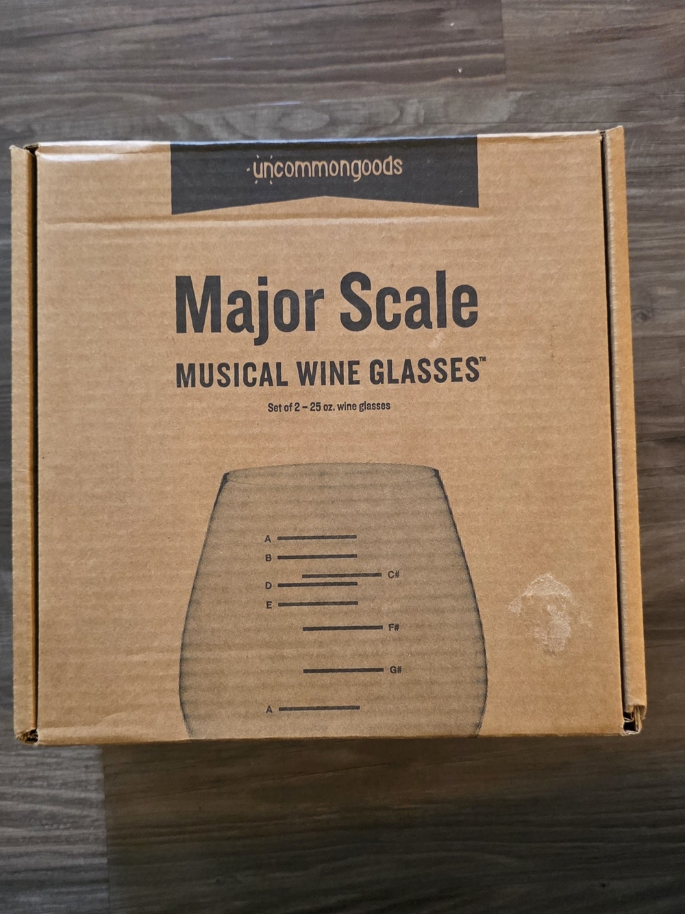 Uncommon Major Scale Musical Wine Glasses